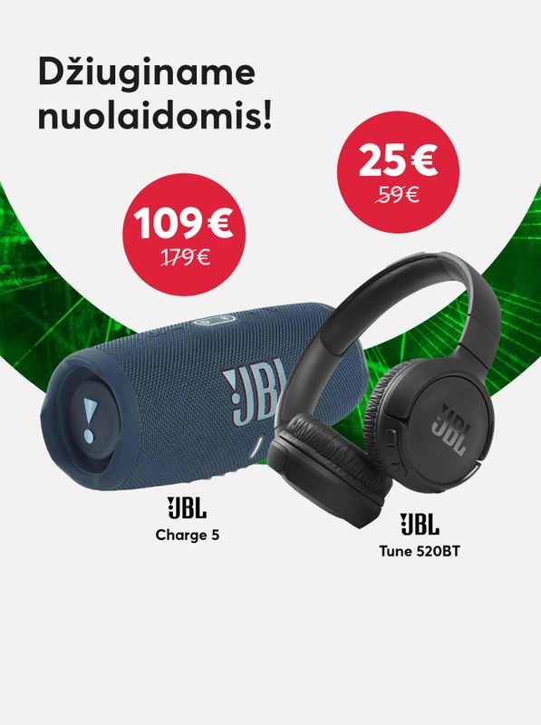 Džiuginame nuolaidomis JBL įrangai!